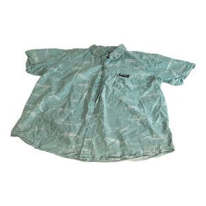 Spicy Tuna Shirt Mens Medium Green Fishing Swordfish Marlin Tarpon Mahi Mahi